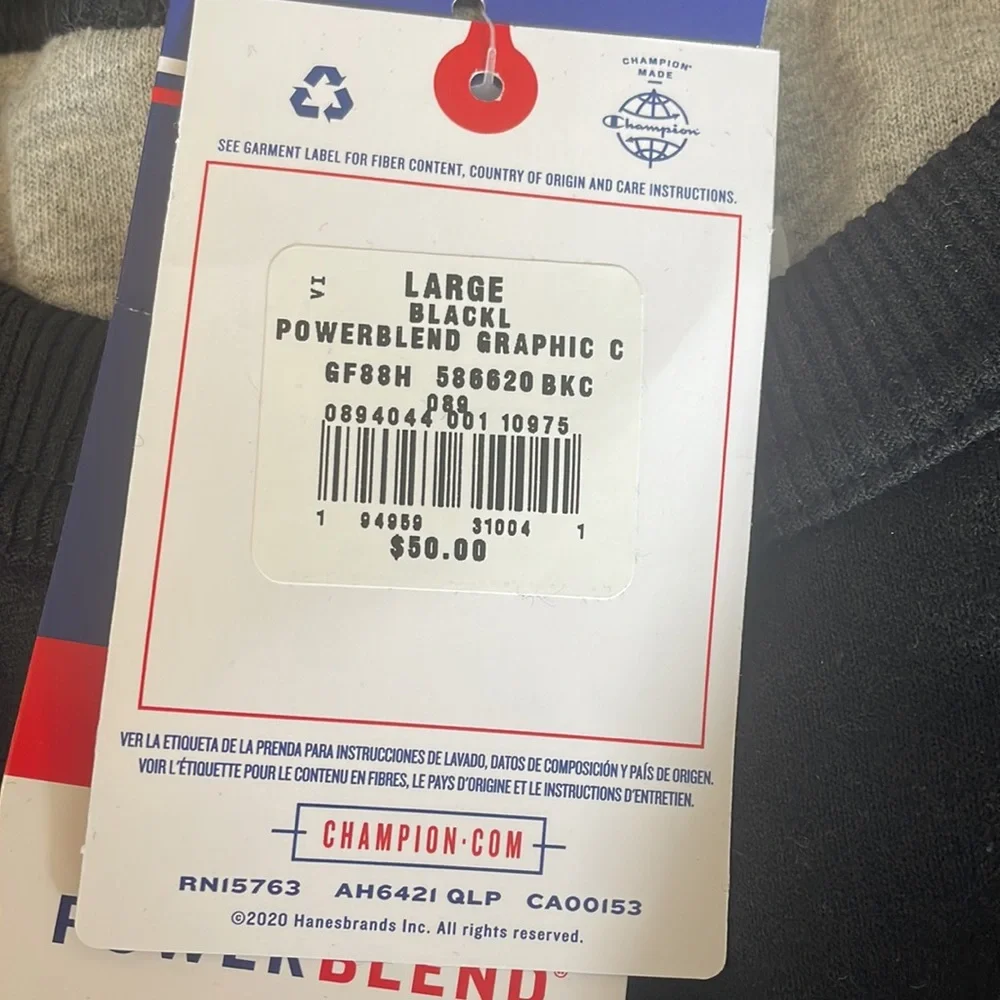 Champion Powerblend Fleece Crewneck Sweatshirt - Picture 5 of 5